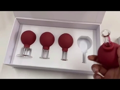 4 τμχ Βεντούζες γυαλιού Rubber Bulb/Σετ βεντούζες από καουτσούκ βεντούζα/Σετ βεντούζας από καουτσούκ Vacuum