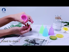 Κύπελλο μαλακής περιόδου εμμήνου ρύσεως μειώνει τις κράμπες Προστασία από διαρροές 12 ωρών